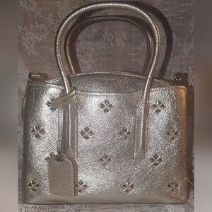 Kate Spade Metallic Gold Tote / Crossbody Bag ✨